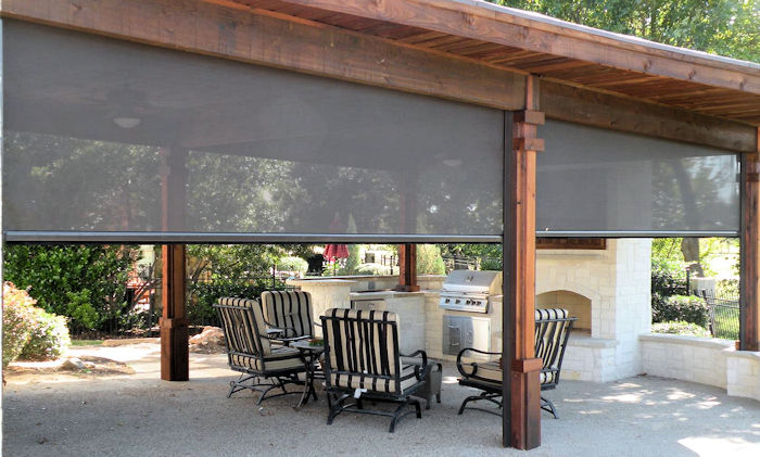 Motorized Screened Patio Grapevine