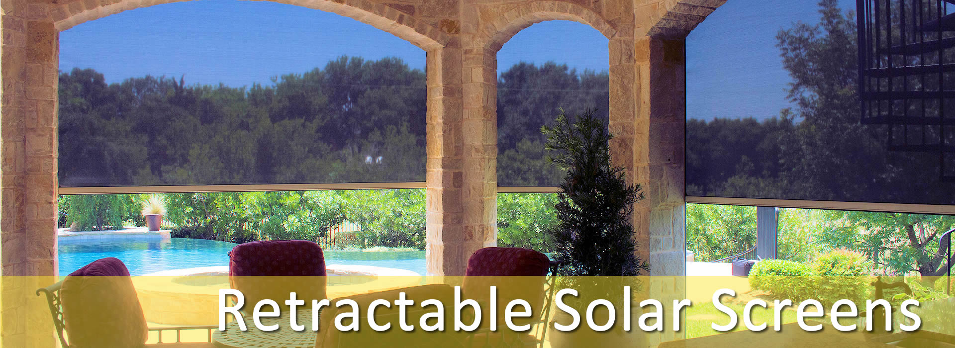 Retractable Solar Screens